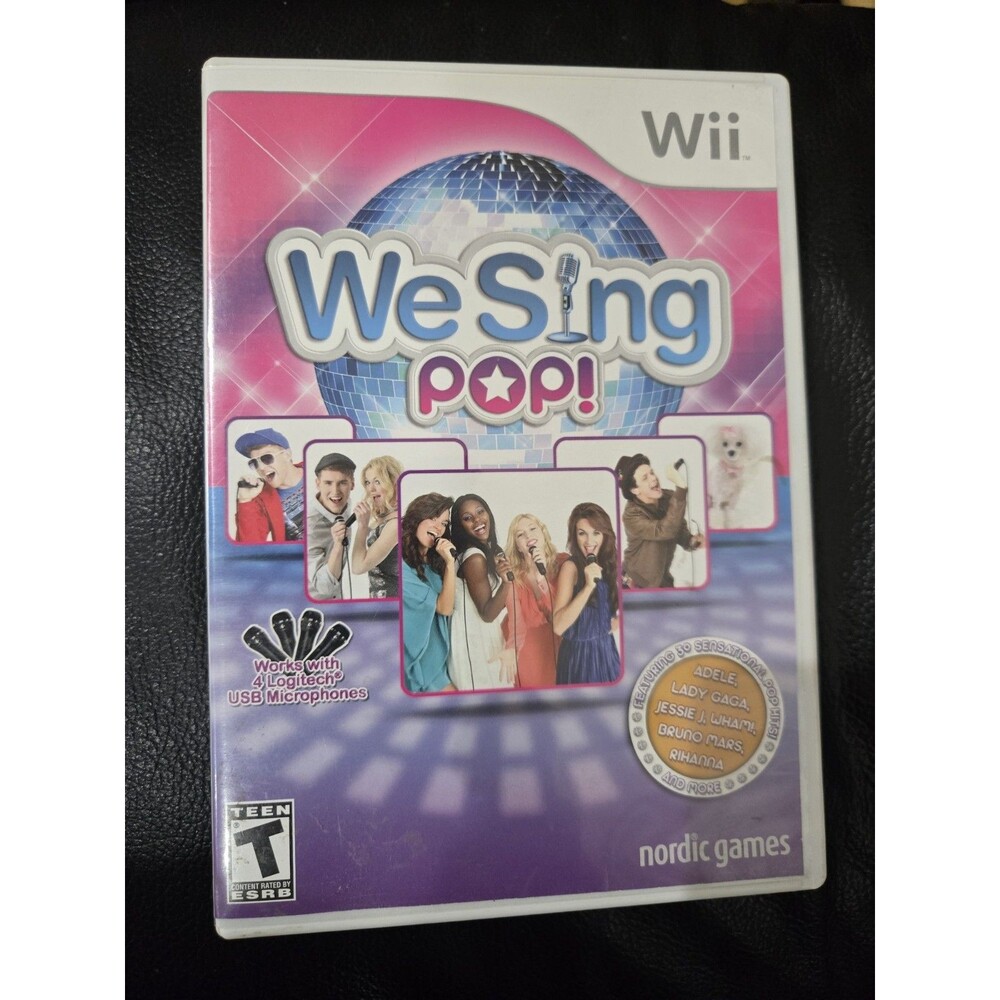 We Sing Pop - Wii Game / Complete / Tested & Cleaned